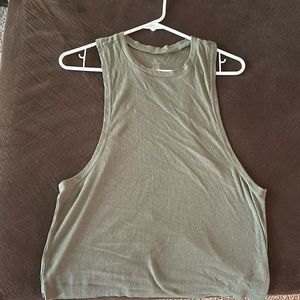 Aerie Ribbed Cropped Tank